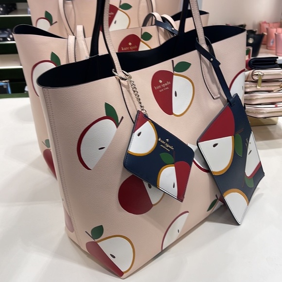 kate spade Bags Kate Spade Honeycrisp Lg Apple Tote Honeycrisp